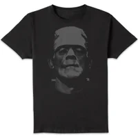 Universal Monsters Frankenstein Black And White T-shirt - Zwart