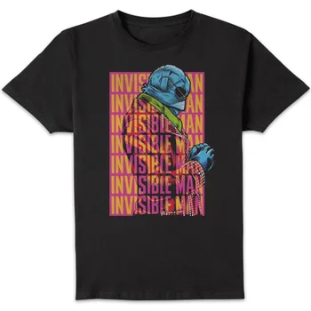 Universal Monsters Invisible Man Retro T-shirt - Zwart