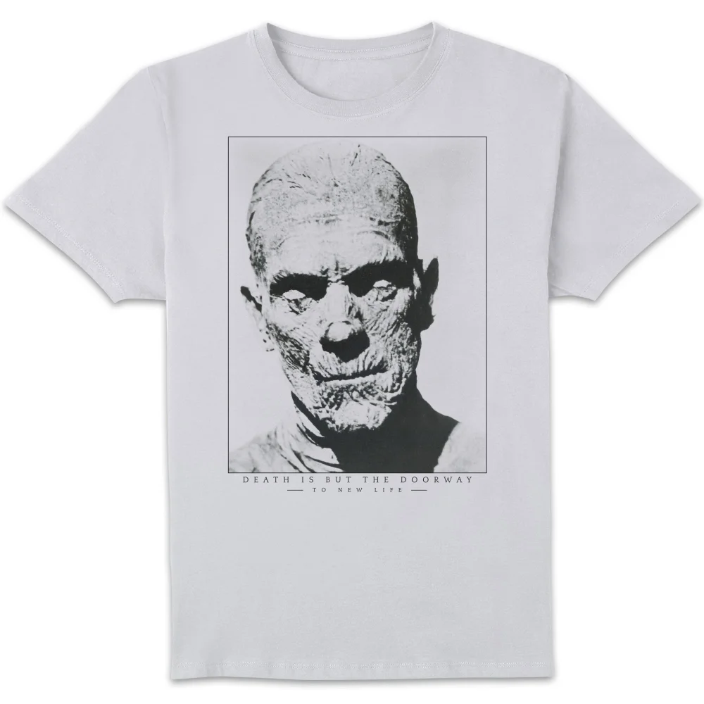 Universal Monsters The Mummy Portrait T-shirt - Wit - S Afbeelding 1