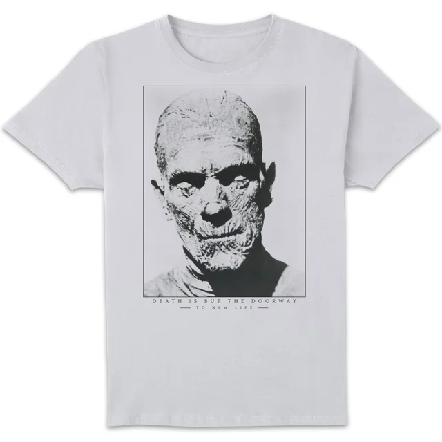 Universal Monsters The Mummy Portrait T-shirt - Wit