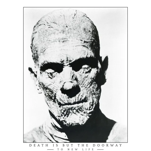 Universal Monsters The Mummy Portrait T-shirt - Wit
