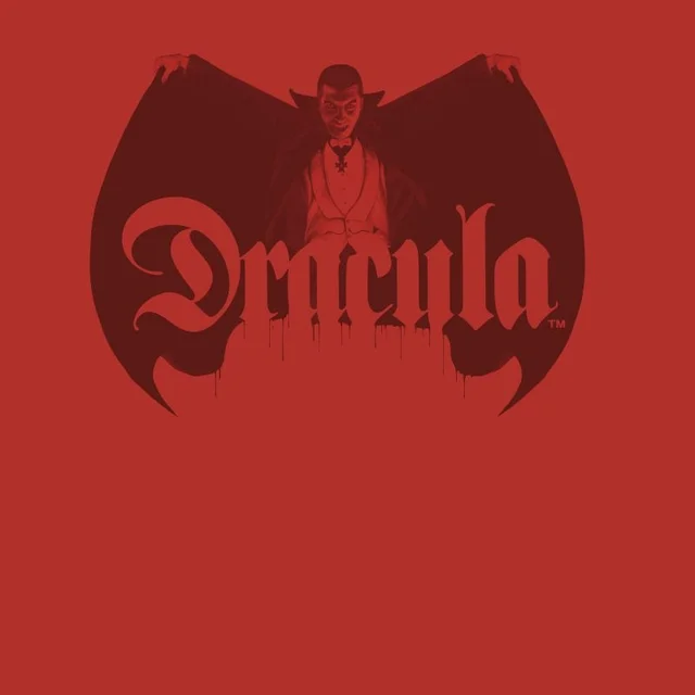 Universal Monsters Dracula Crest T-shirt - Rood