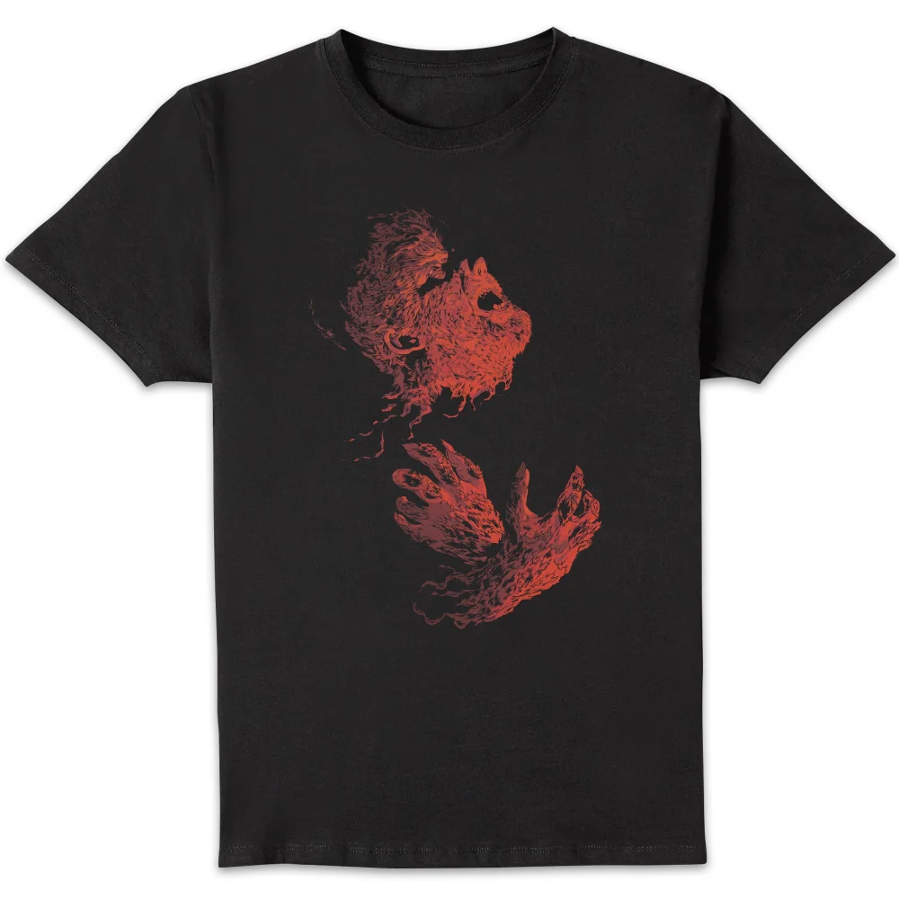 Universal Monsters The Wolfman Illustrated T-shirt - Zwart - S Afbeelding 1