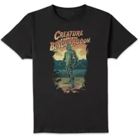 Universal Monsters Creature From The Black Lagoon Illustrated T-shirt - Zwart - undefined undefined