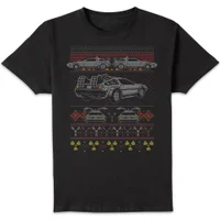 Back To The Future Back In Time For Christmas Kerst T-Shirt - Zwart