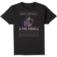 The Big Lebowski Happy Birthday The Jesus Kerst T-Shirt - Zwart