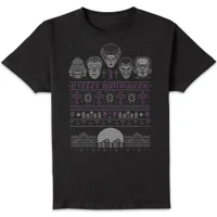 Universal Monsters I Prefer Halloween Kerst T-Shirt - Zwart
