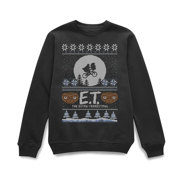 E.T. the Extra-Terrestrial Kersttrui - Zwart