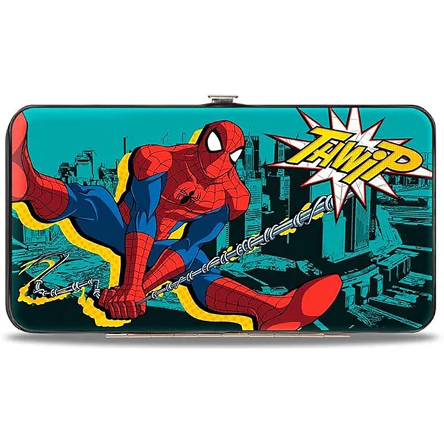 Buckle-Down Marvel Spider-Man Swinging Poses Hinged Wallet