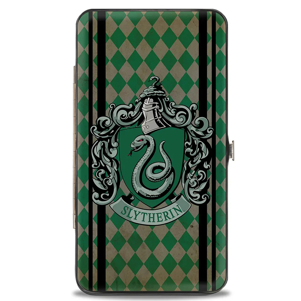 Buckle-Down Harry Potter Slytherin Hinged Wallet Afbeelding 1