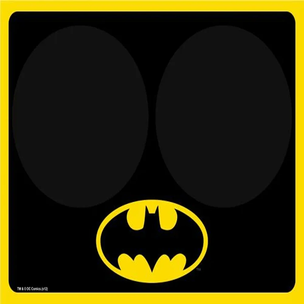 Buckle-Down DC Comics Batman Bowl Placemat - Black/Yellow Afbeelding 1