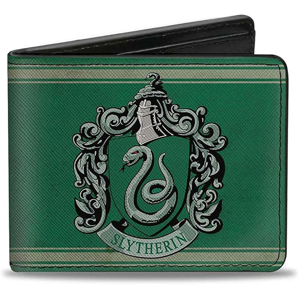 Buckle-Down Harry Potter Slytherin Bi-Fold Wallet Afbeelding 1