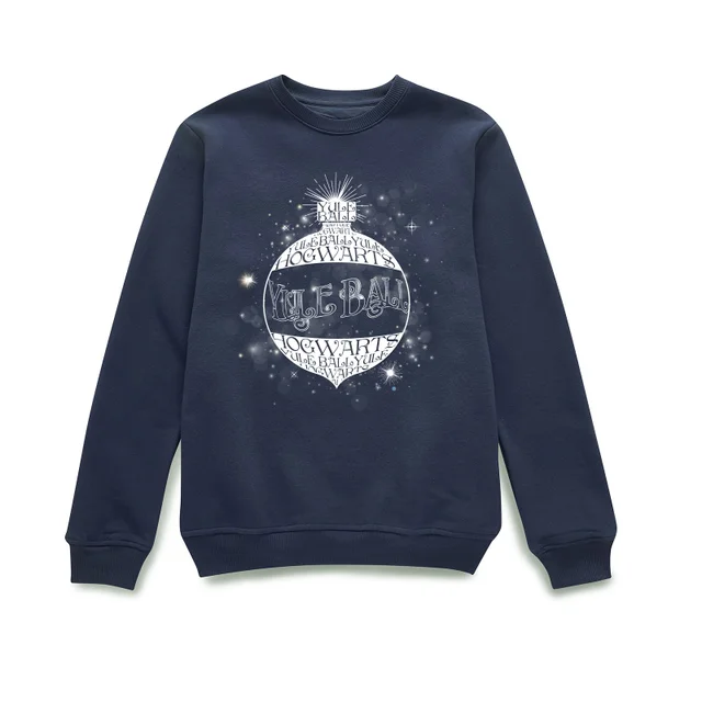 Harry Potter Yule Ball Baubel kersttrui - Navy