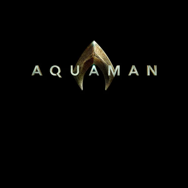 Aquaman Title t-shirt - Zwart