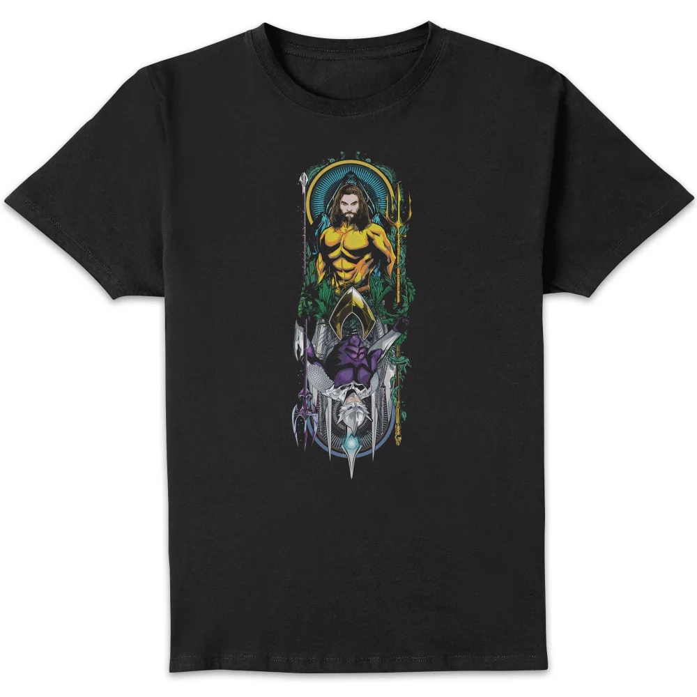 Aquaman and Ocean Master t-shirt - Zwart - S Afbeelding 1