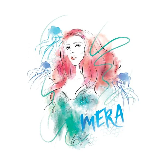 Aquaman Mera t-shirt - Wit