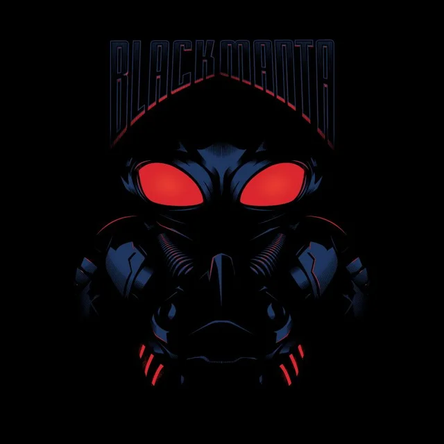 Aquaman Black Manta t-shirt - Zwart