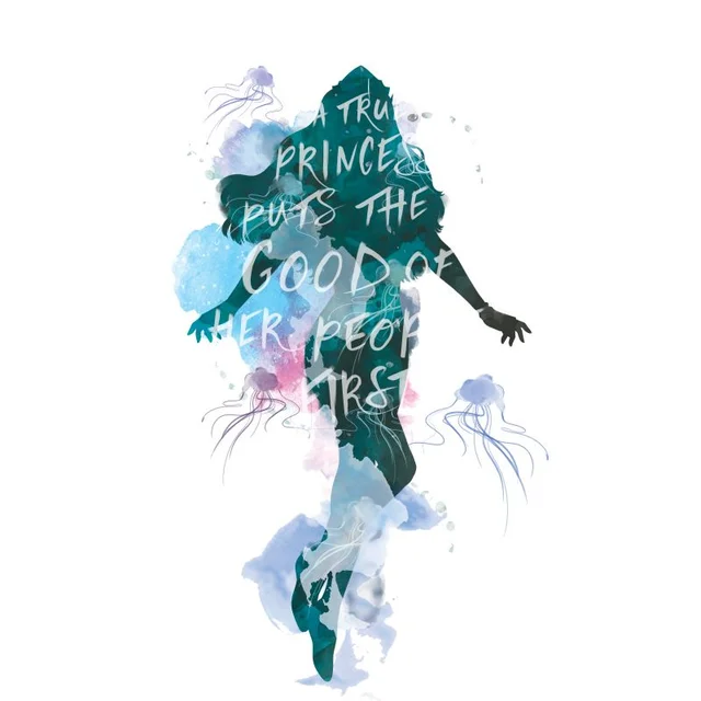 Aquaman Mera True Princess t-shirt - Wit