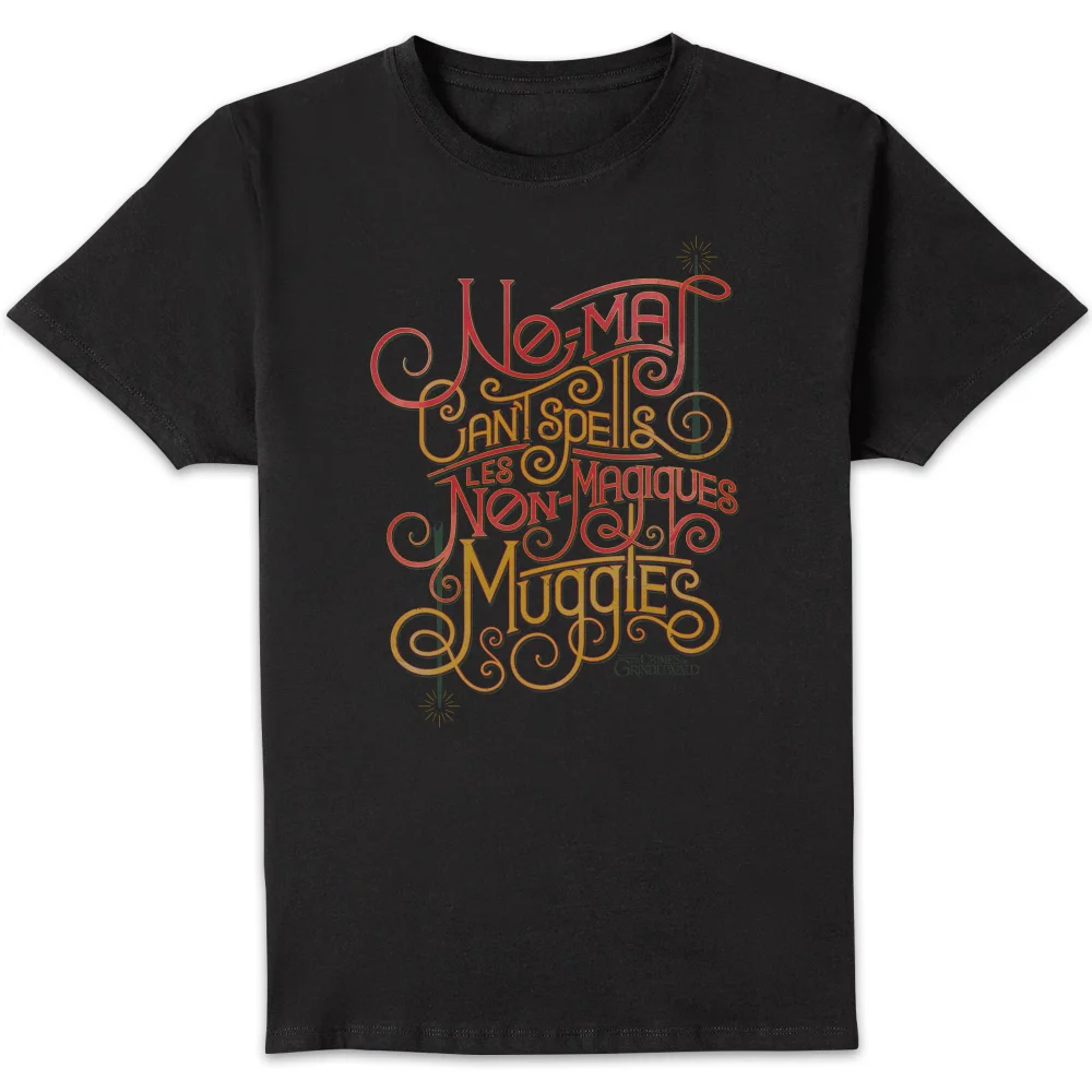 Fantastic Beasts No-Maj t-shirt - Zwart - S Afbeelding 1