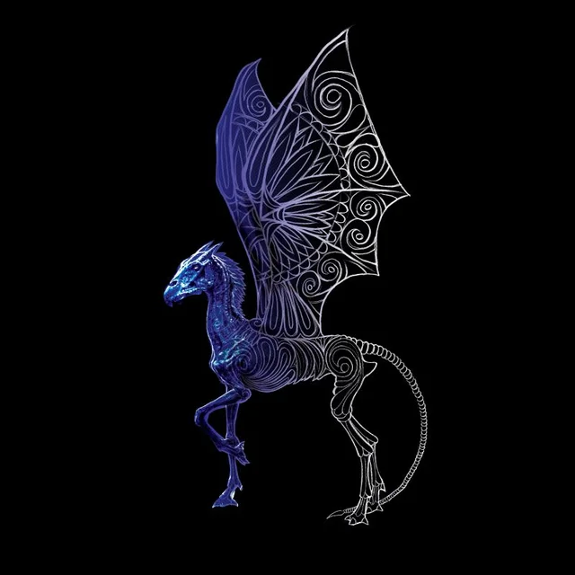Fantastic Beasts Tribal Thestral t-shirt - Zwart