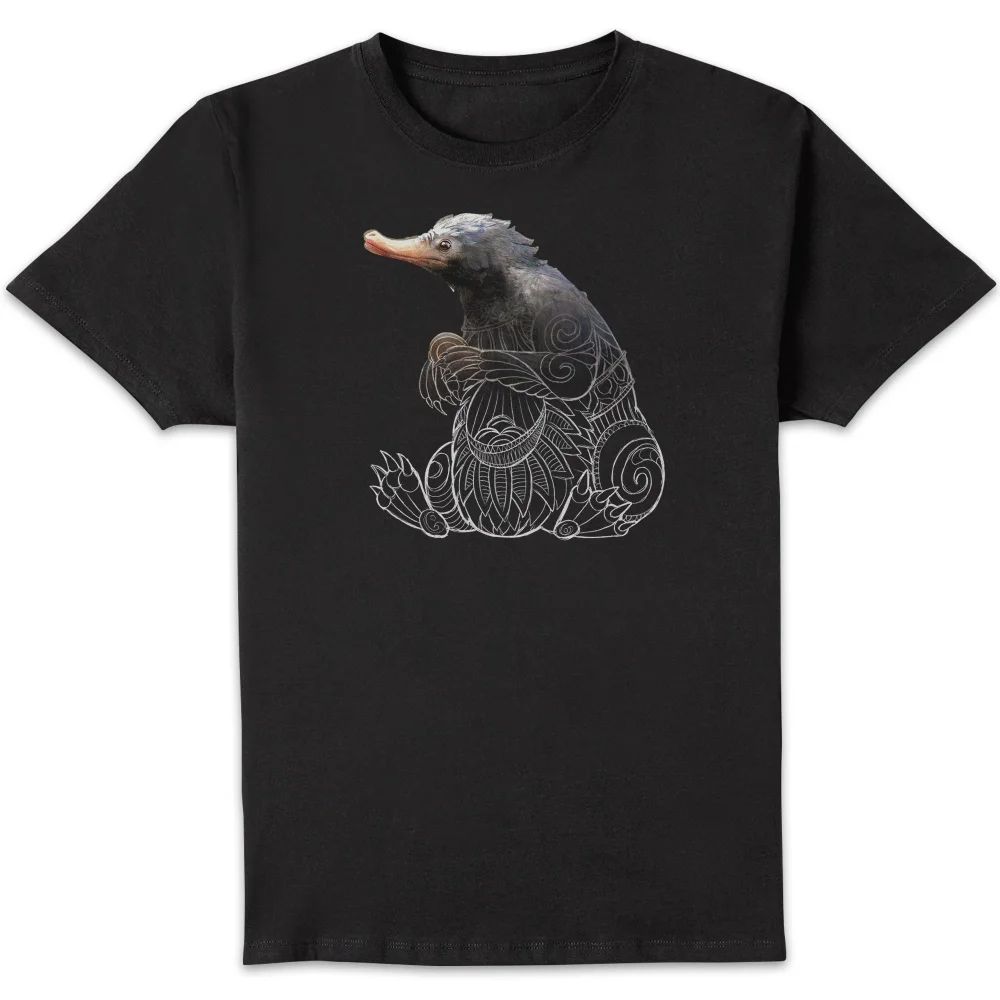 Fantastic Beasts Tribal Niffler t-shirt - Zwart - S Afbeelding 1
