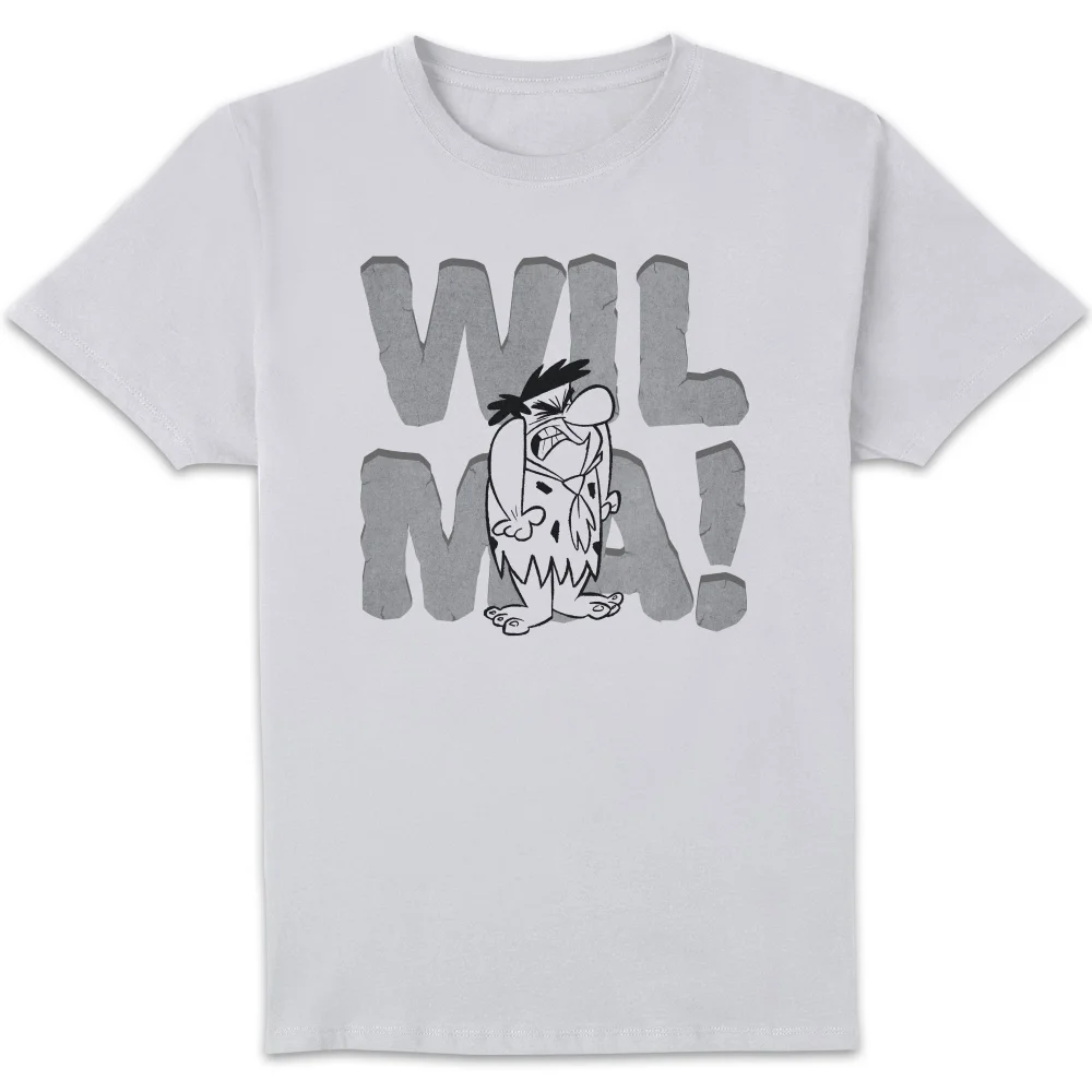 The Flintstones WILMA! Men's T-Shirt - White - S Afbeelding 1