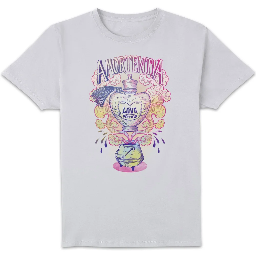 Harry Potter Amorentia Love Potion t-shirt - Wit - S Afbeelding 1