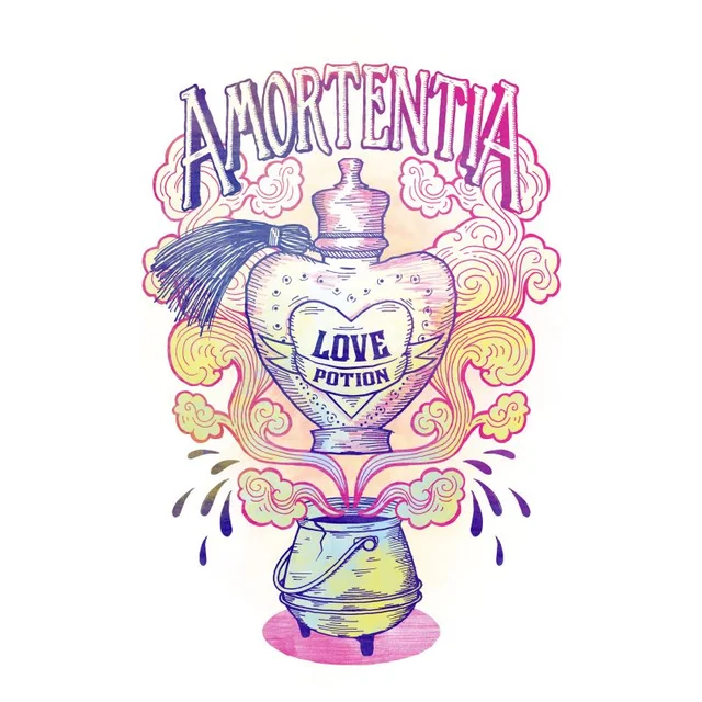 Harry Potter Amorentia Love Potion t-shirt - Wit