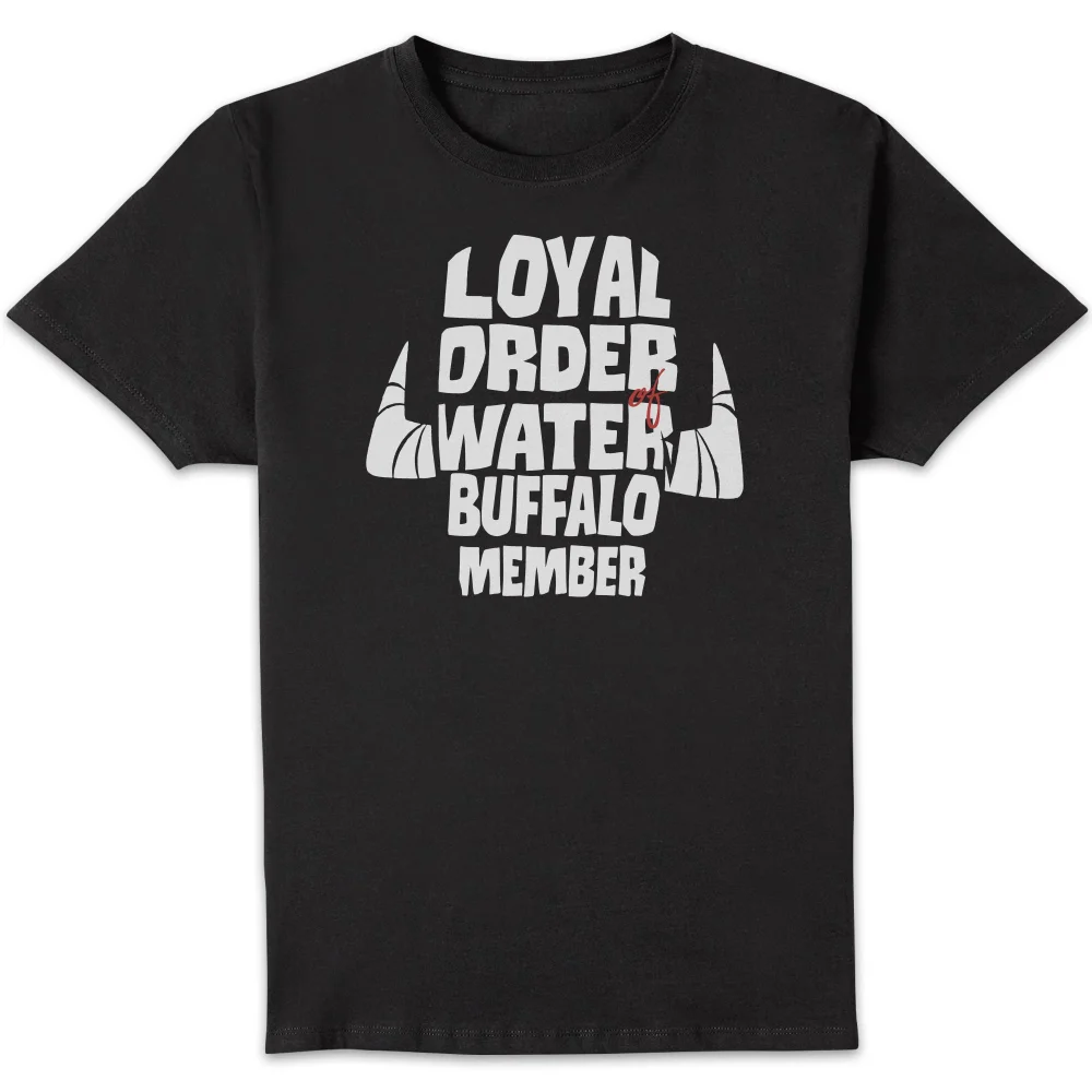 The Flintstones Loyal Order Of Water Buffalo Member Men's T-Shirt - Black - S Afbeelding 1