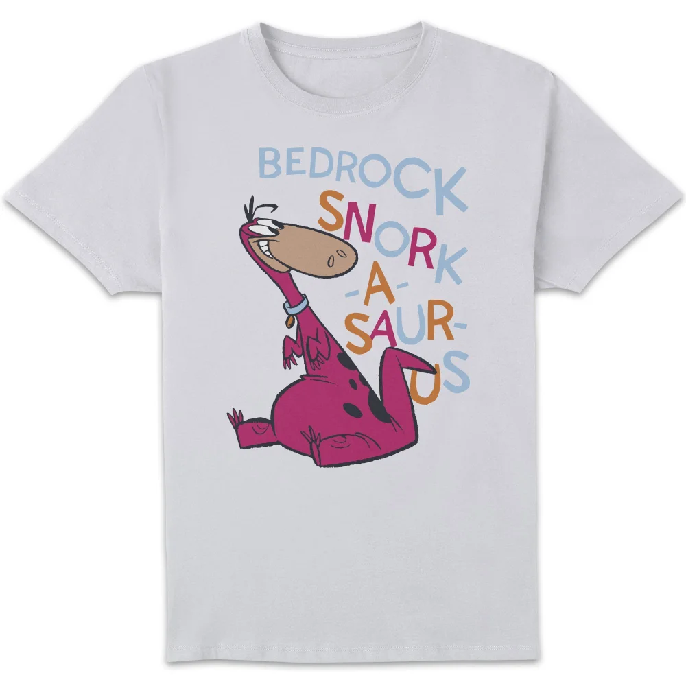 The Flintstones Bedrock Snork-A-Saur-Us Men's T-Shirt - White - S Afbeelding 1