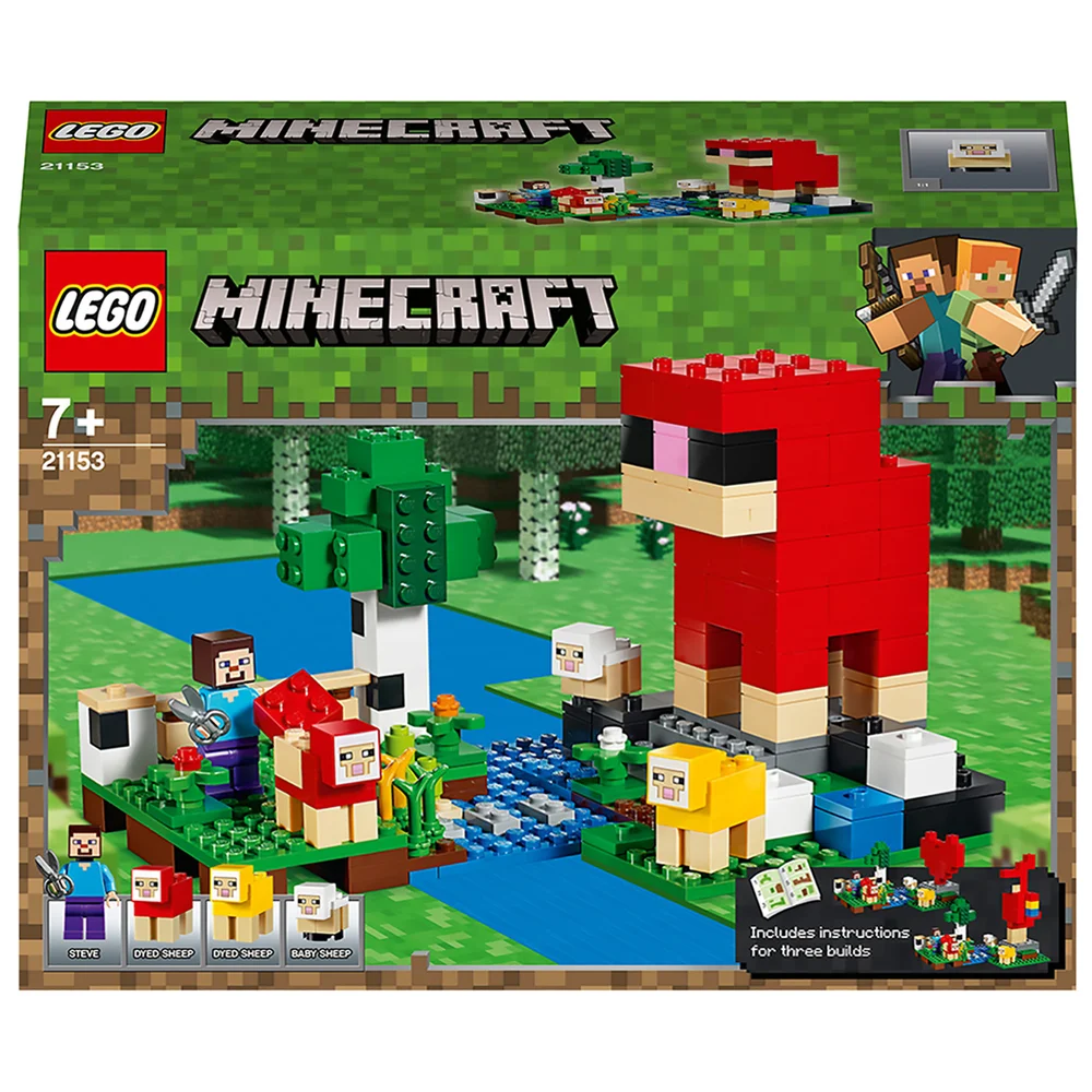 LEGO Minecraft: De wolboerderij bouwset (21153) Afbeelding 1