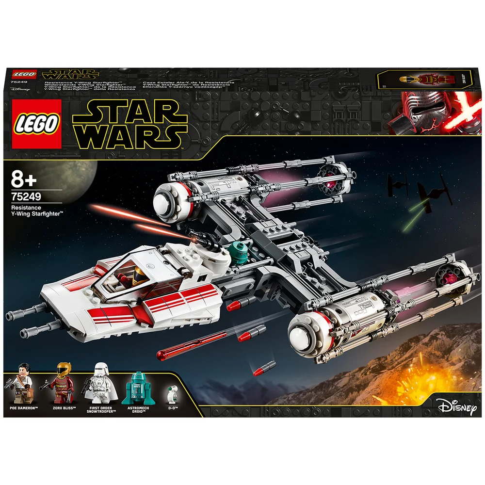 LEGO Star Wars: Weerstand Y-wing starfighter set (75249) Afbeelding 1