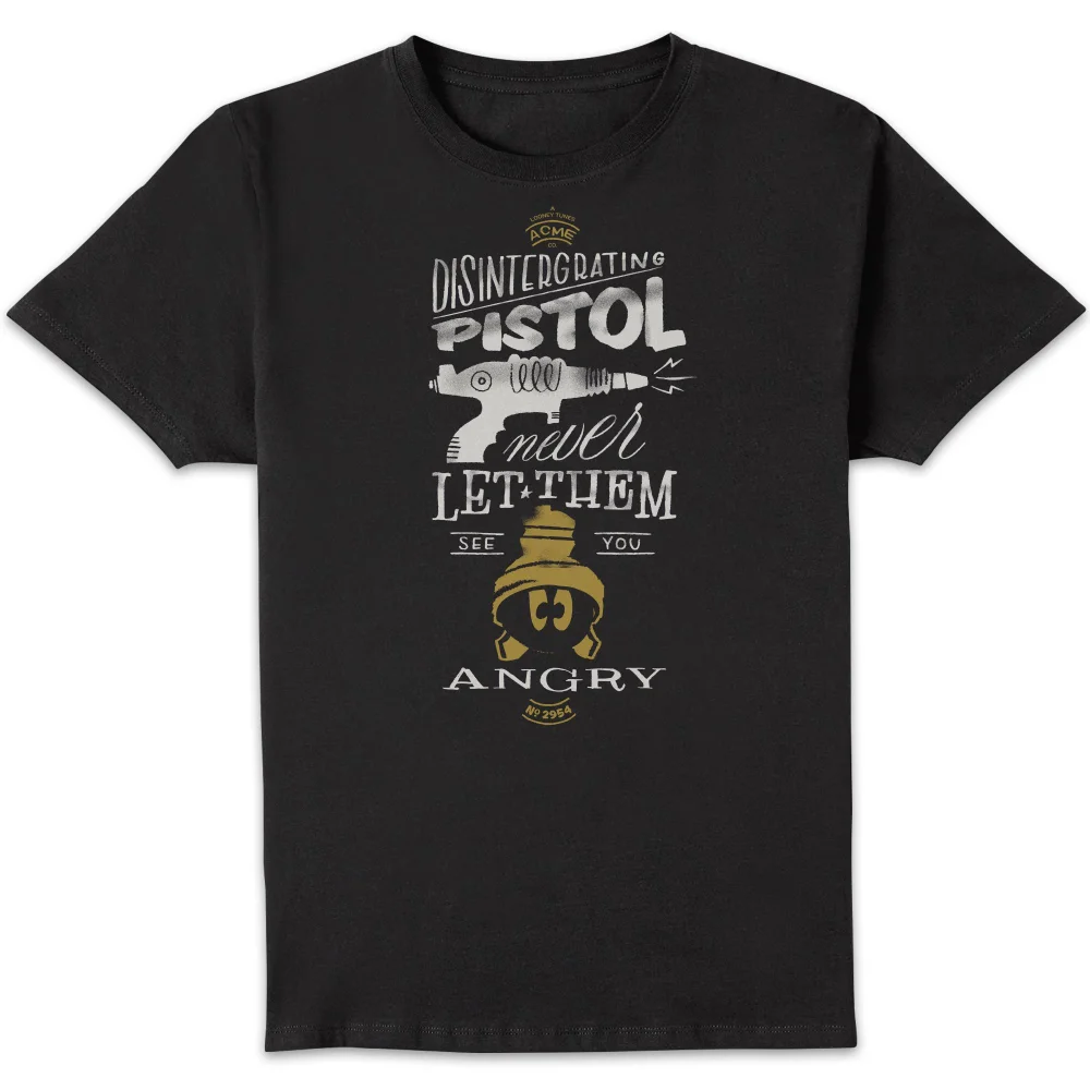 Looney Tunes ACME Disintegrating Pistol Men's T-Shirt - Black - S Afbeelding 1