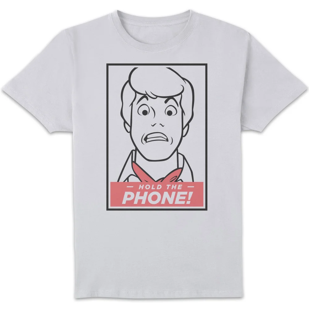 Scooby Doo Hold The Phone Men's T-Shirt - White - S Afbeelding 1
