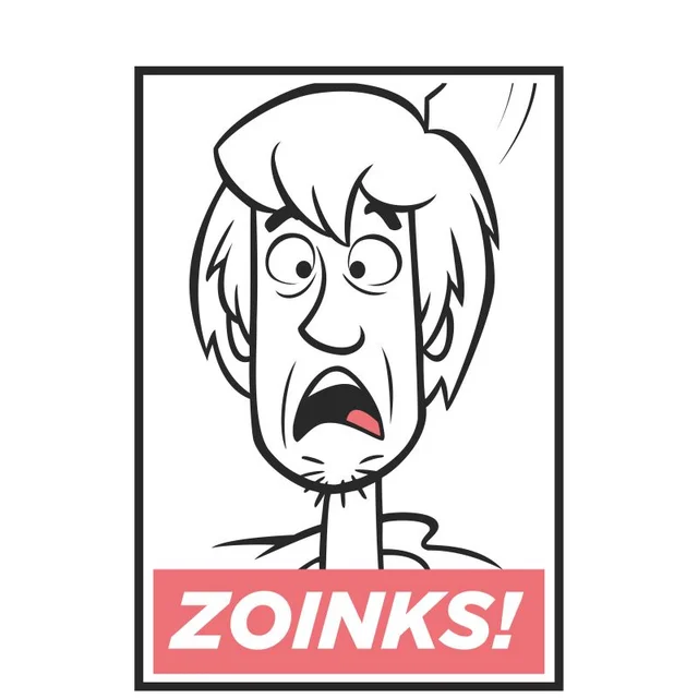 Scooby Doo Zoinks! Men's T-Shirt - White