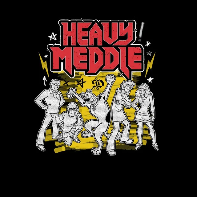 Scooby Doo Heavy Meddle Men's T-Shirt - Black