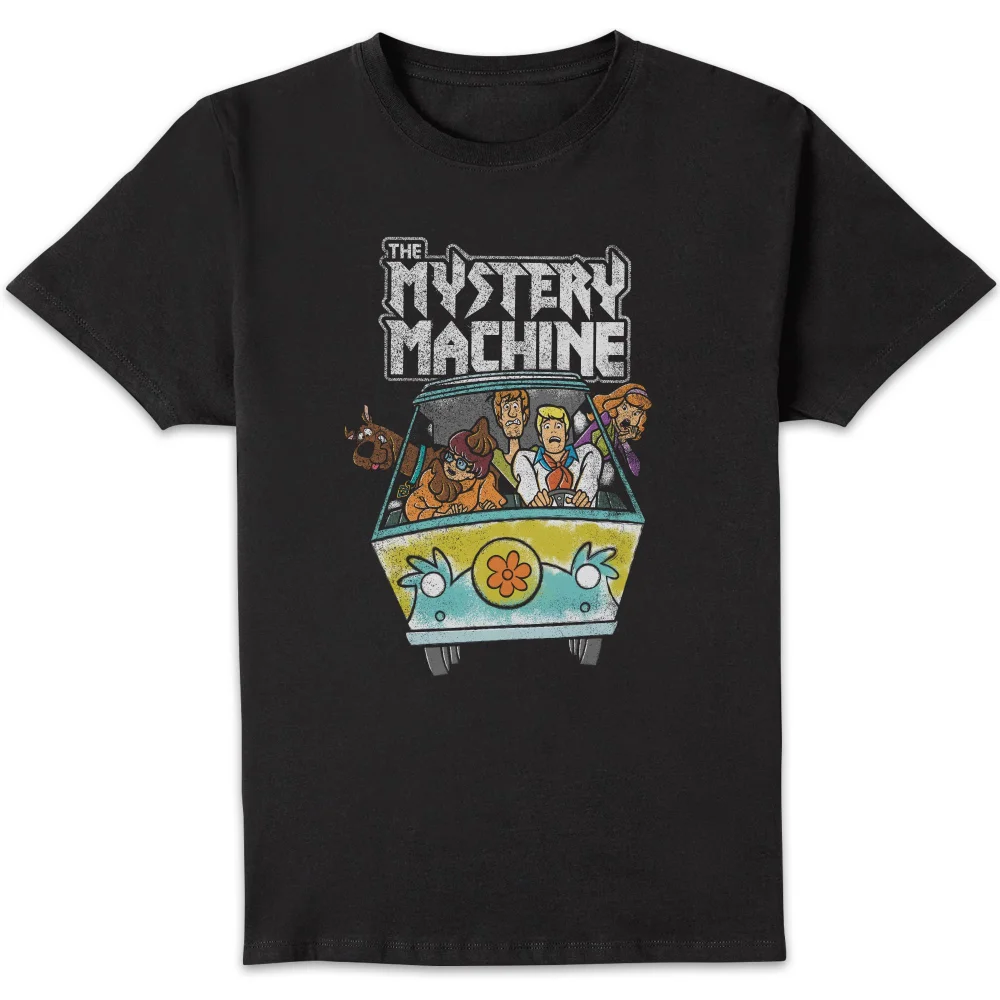 Scooby Doo Mystery Machine Heavy Metal Men's T-Shirt - Black - S Afbeelding 1