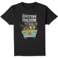 Scooby Doo Mystery Machine Heavy Metal Men's T-Shirt - Black