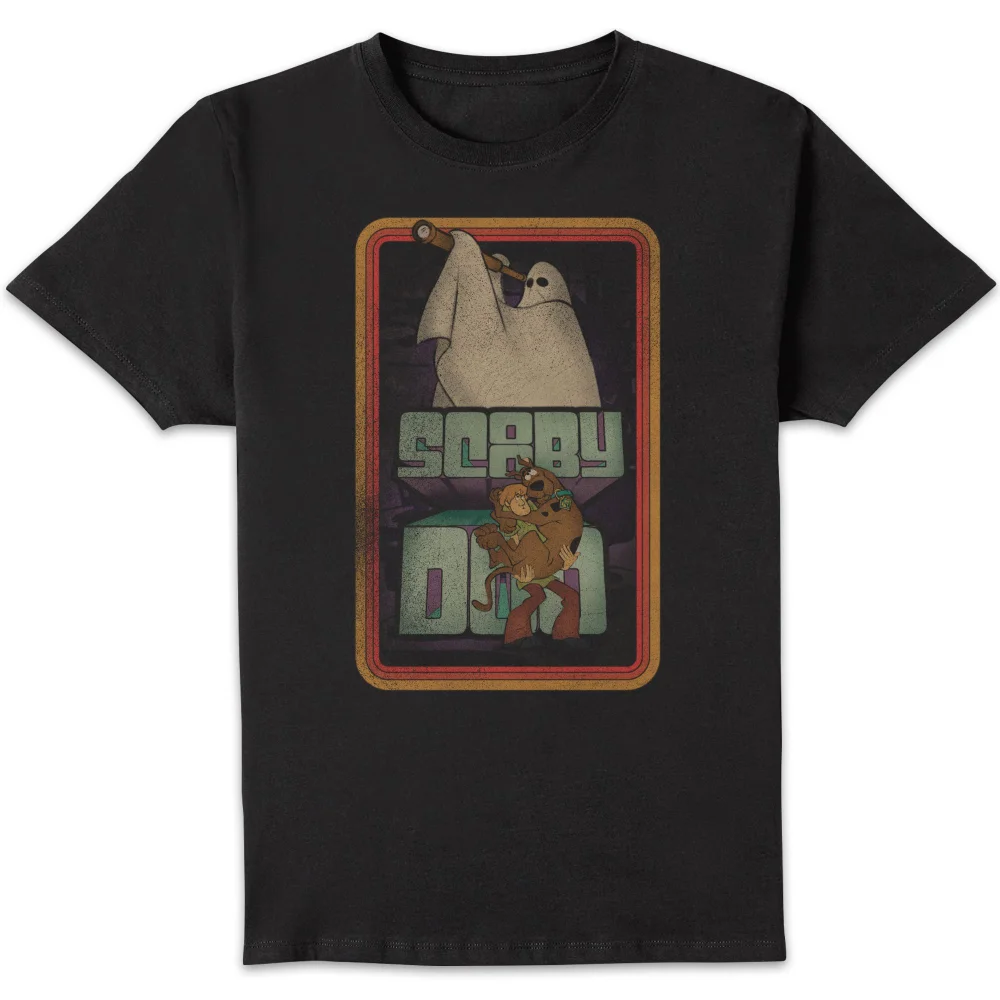 Scooby Doo Retro Ghostie Men's T-Shirt - Black - S Afbeelding 1