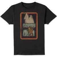 Scooby Doo Retro Ghostie Men's T-Shirt - Black - undefined undefined