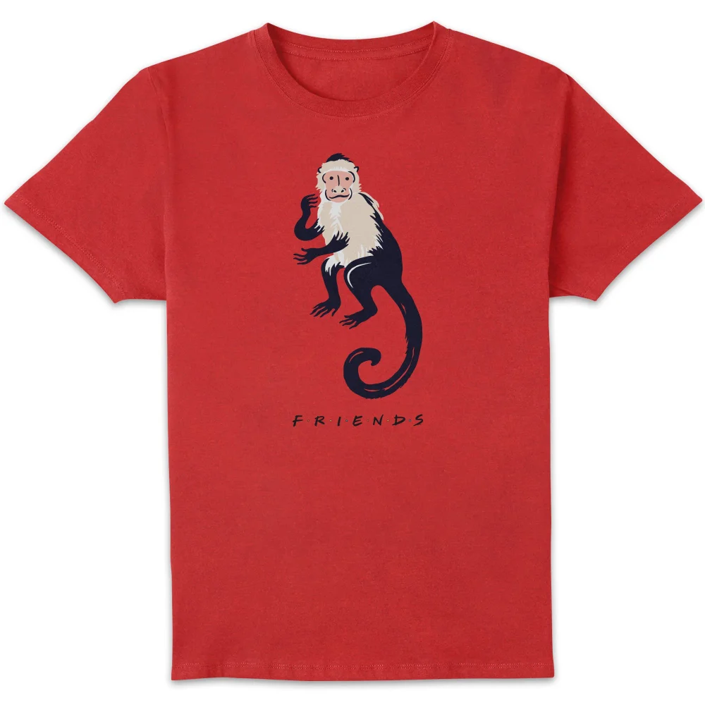 Friends Marcel The Monkey t-shirt - Rood - S Afbeelding 1