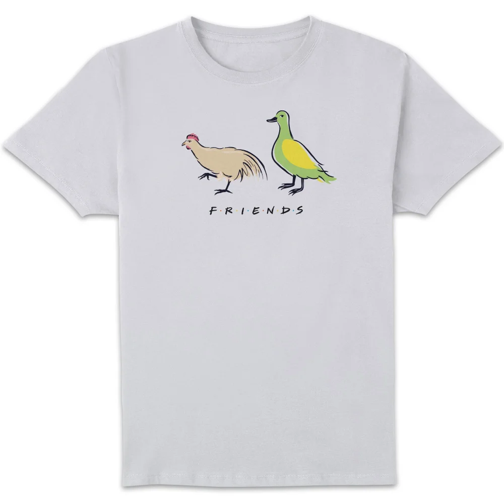 Friends The Chick And The Duck t-shirt - Wit - S Afbeelding 1