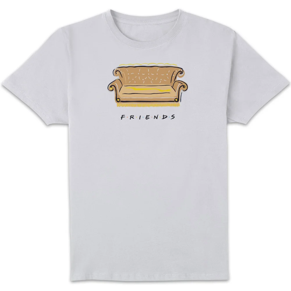 Friends Couch t-shirt - Wit - S Afbeelding 1