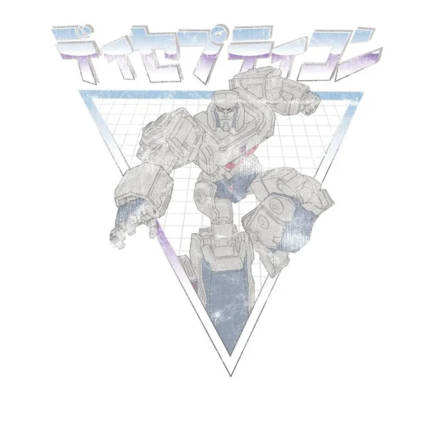 Transformers Megatron Retro Japans t-shirt - Wit