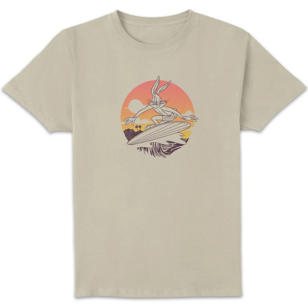 Looney Tunes Kaboom! Surf t-shirt - Witte vintage wash - M Afbeelding 1