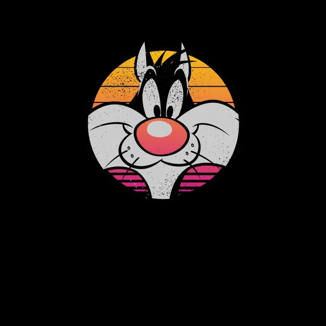 Looney Tunes Kaboom! Classic Sylvester t-shirt - Zwart