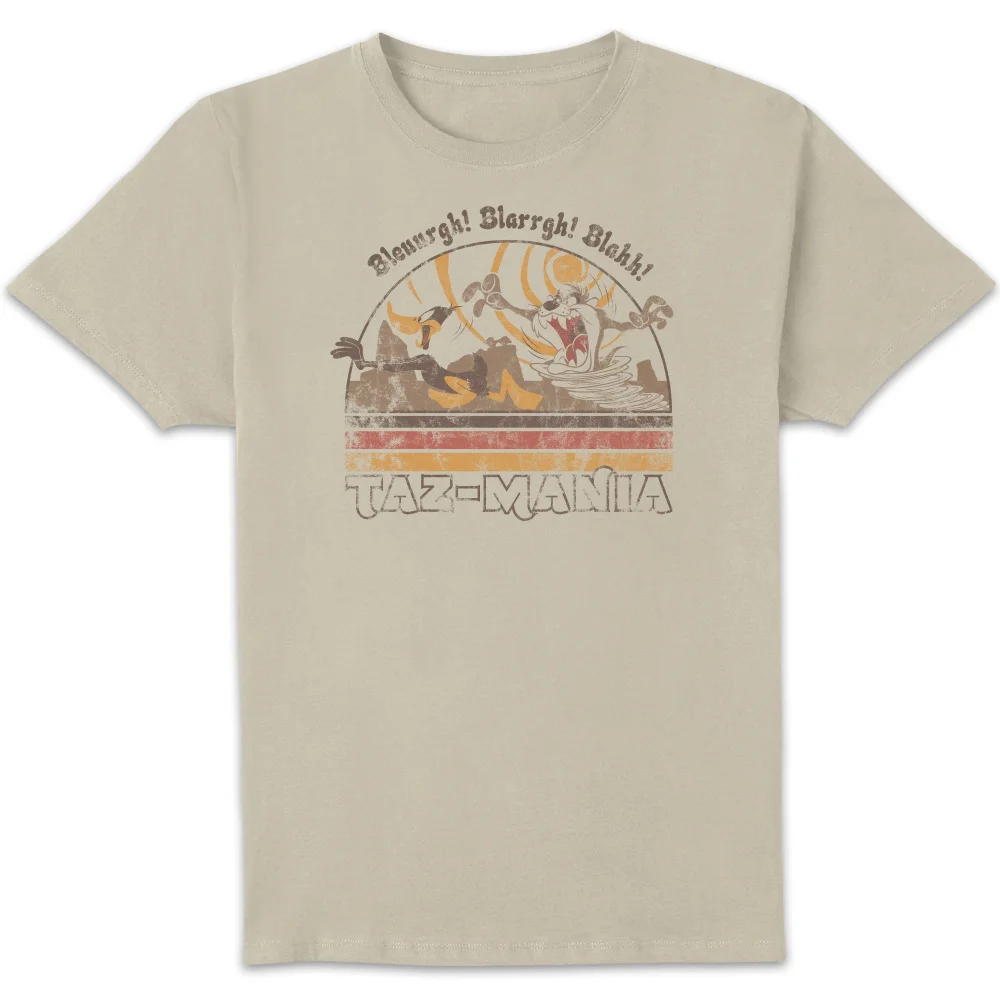Looney Tunes Kaboom! Taz-Mania t-shirt - Witte vintage wash - M Afbeelding 1