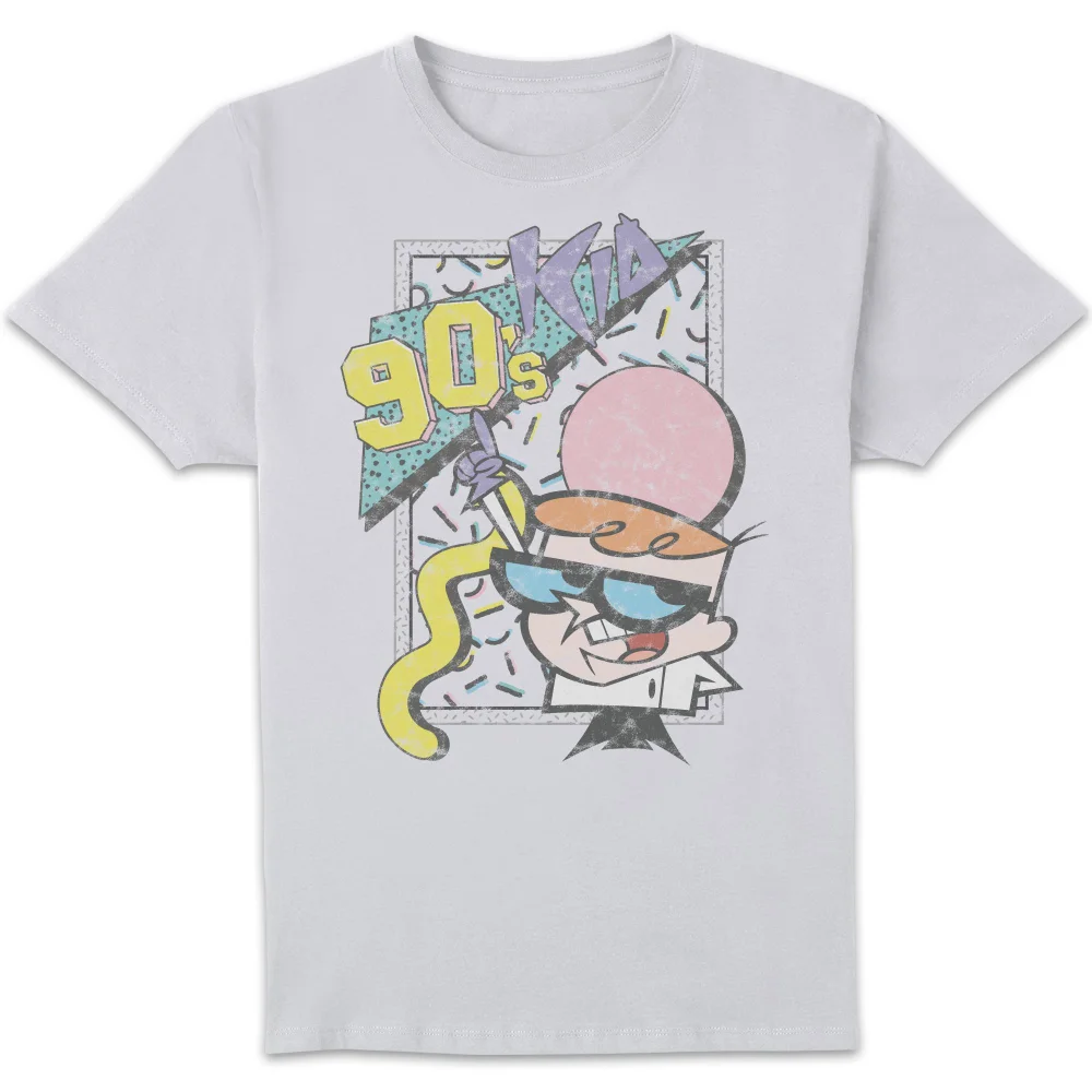 Cartoon Network Spin-Off Dexter's Laboratory 90s kinder t-shirt - Wit - S Afbeelding 1