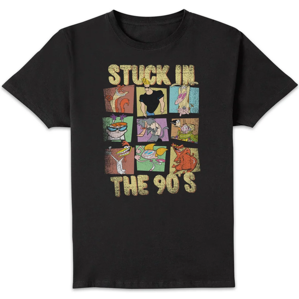 Cartoon Network Stuck In The 90s Men's T-Shirt - Black - S Afbeelding 1