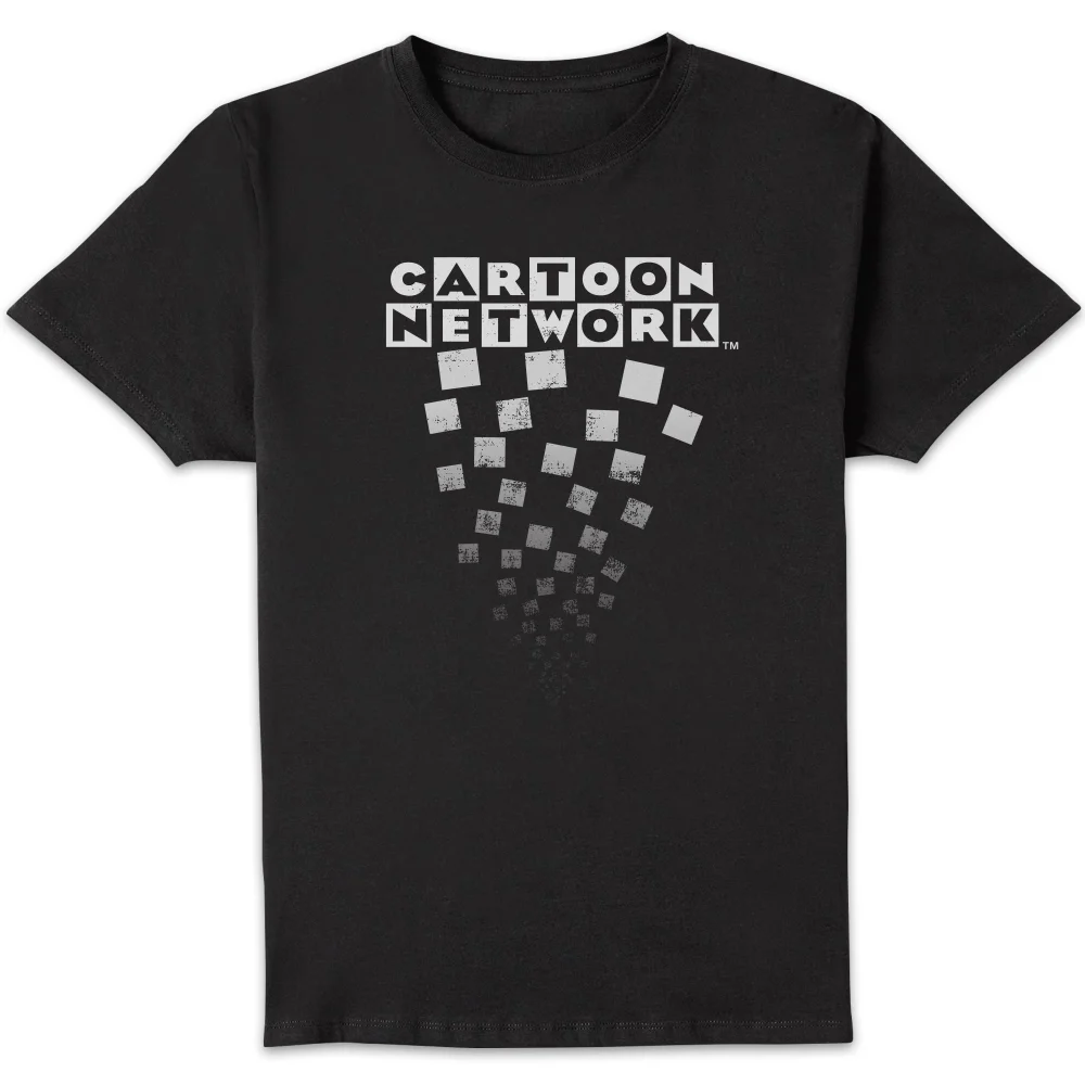 Cartoon Network Logo Fade Men's T-Shirt - Black - S Afbeelding 1